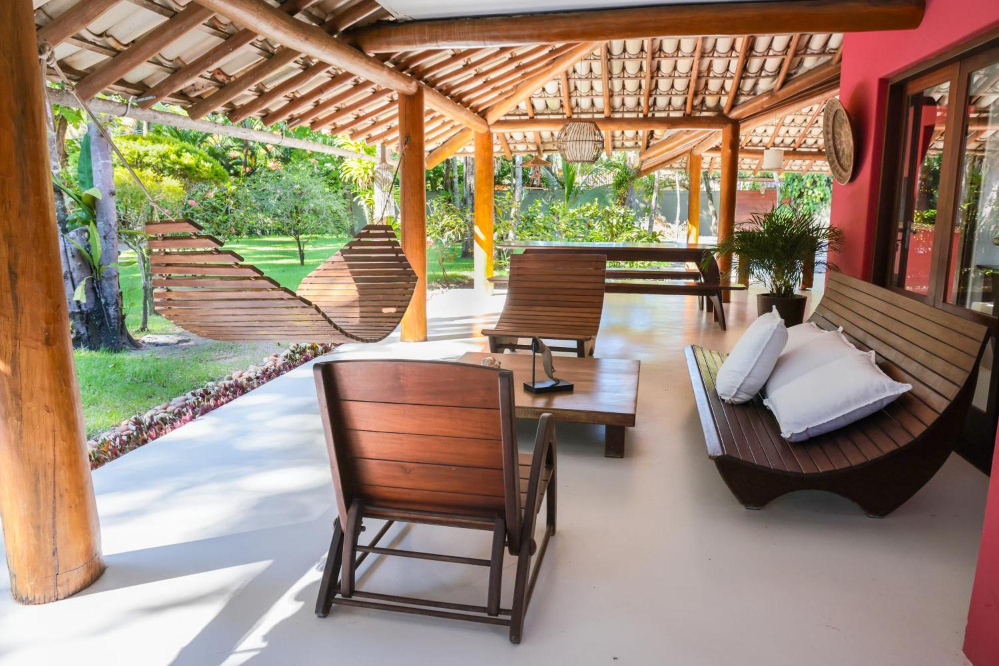 Casa Rosa Coqueiros Villa Porto Seguro Buitenkant foto