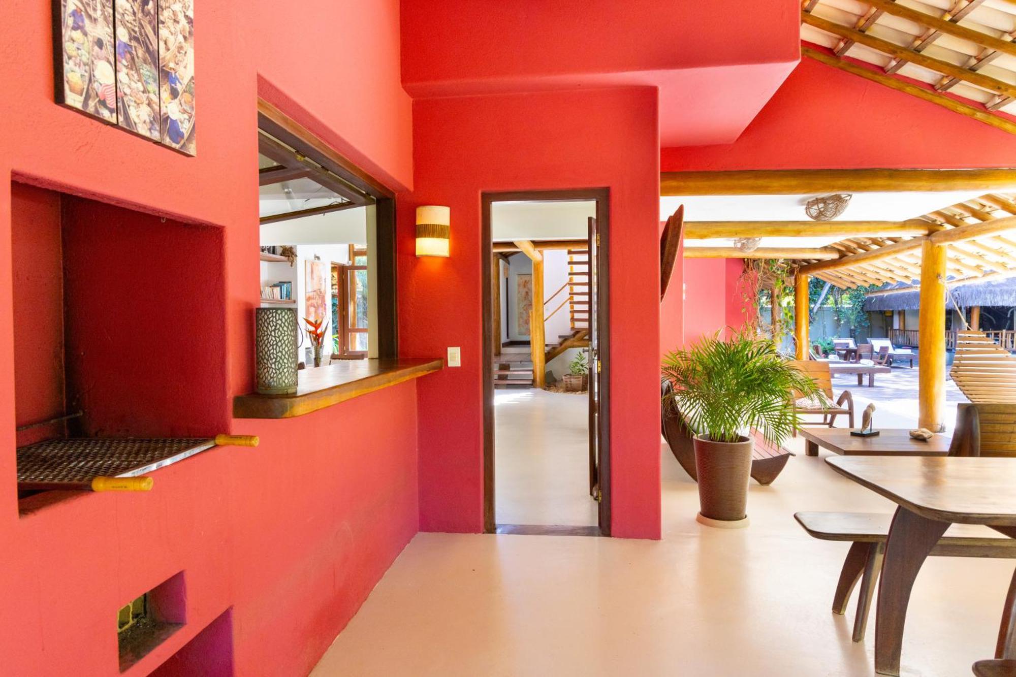 Casa Rosa Coqueiros Villa Porto Seguro Buitenkant foto