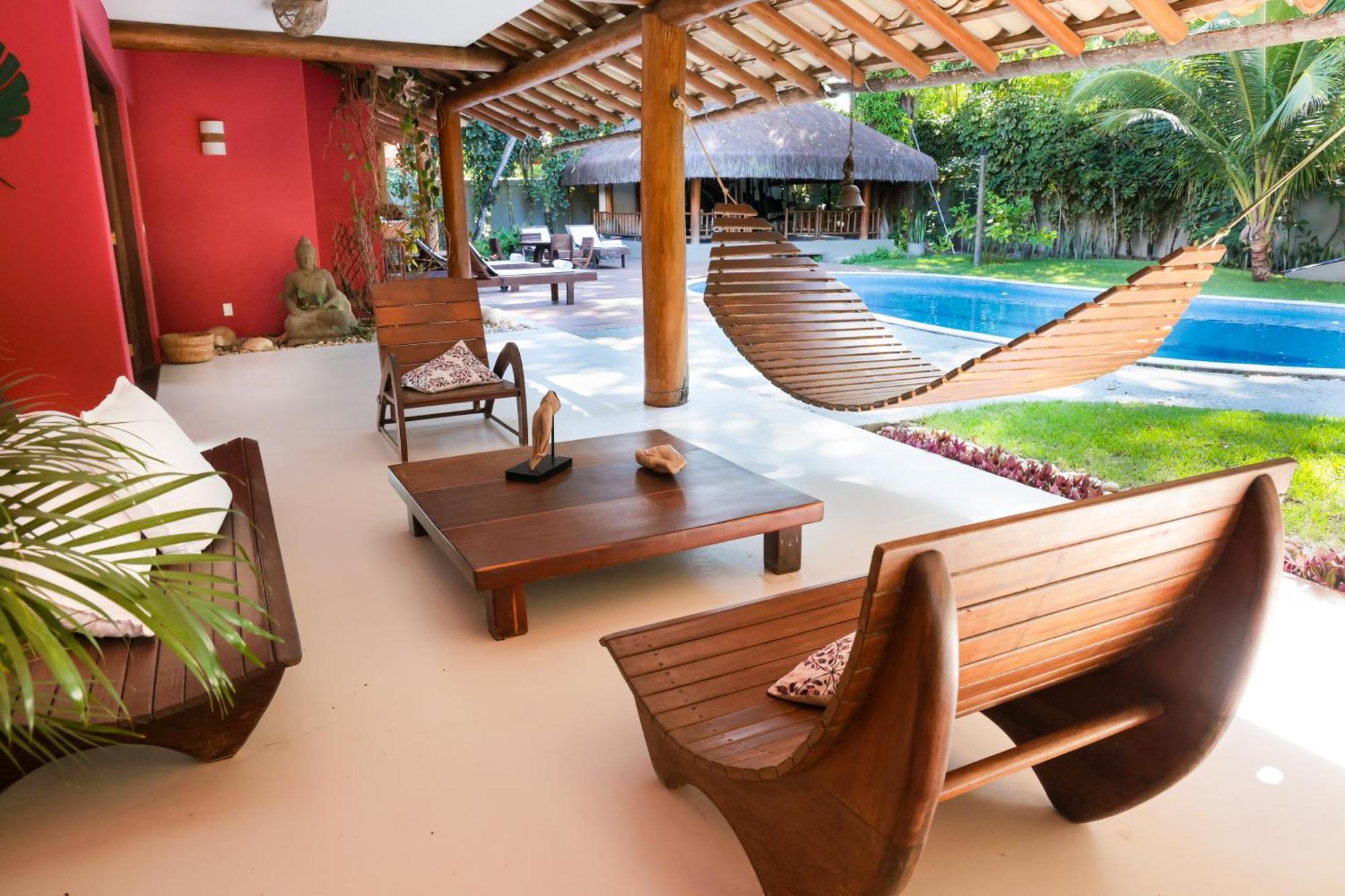 Casa Rosa Coqueiros Villa Porto Seguro Buitenkant foto