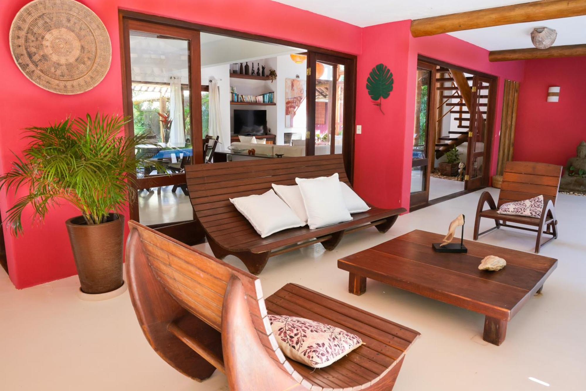Casa Rosa Coqueiros Villa Porto Seguro Buitenkant foto