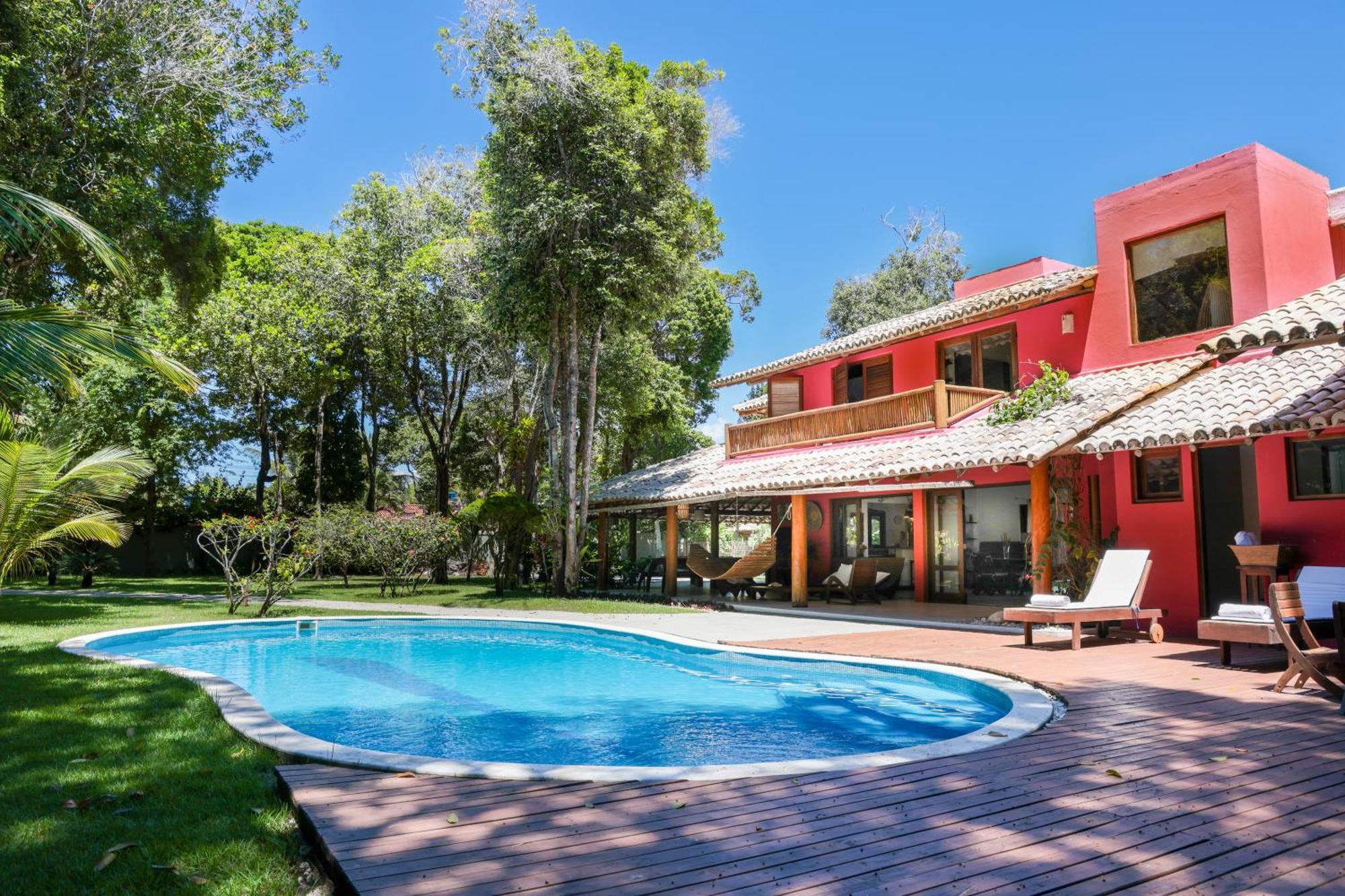 Casa Rosa Coqueiros Villa Porto Seguro Buitenkant foto