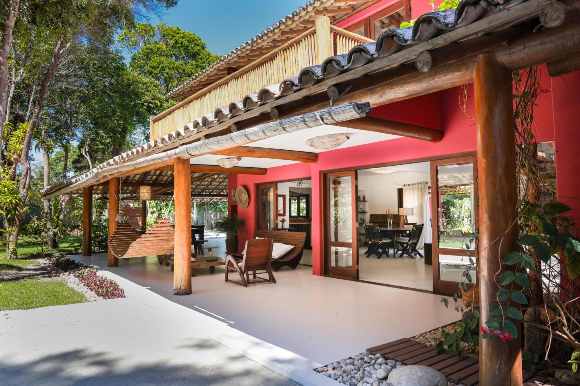 Casa Rosa Coqueiros Villa Porto Seguro Buitenkant foto