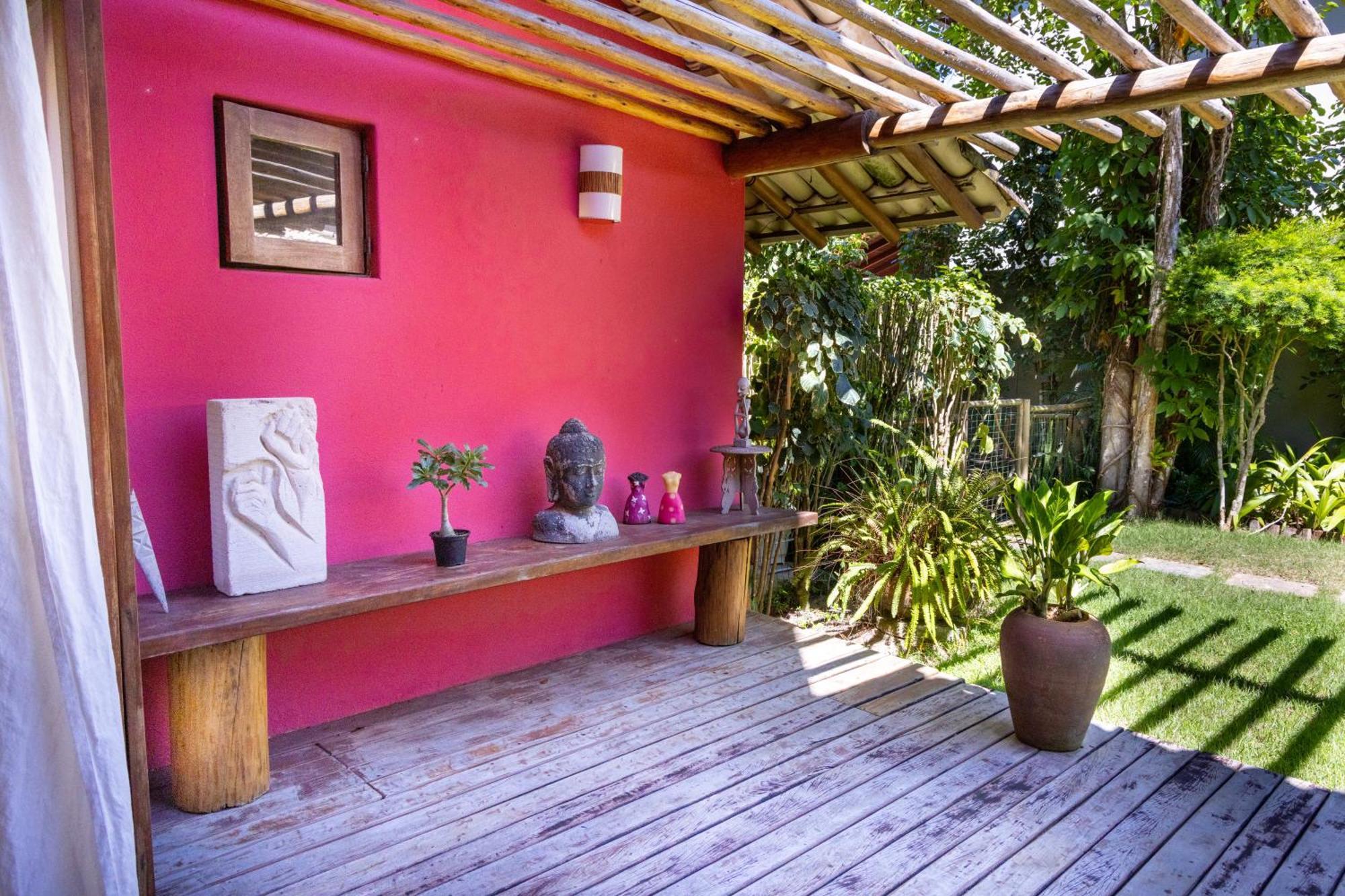 Casa Rosa Coqueiros Villa Porto Seguro Buitenkant foto