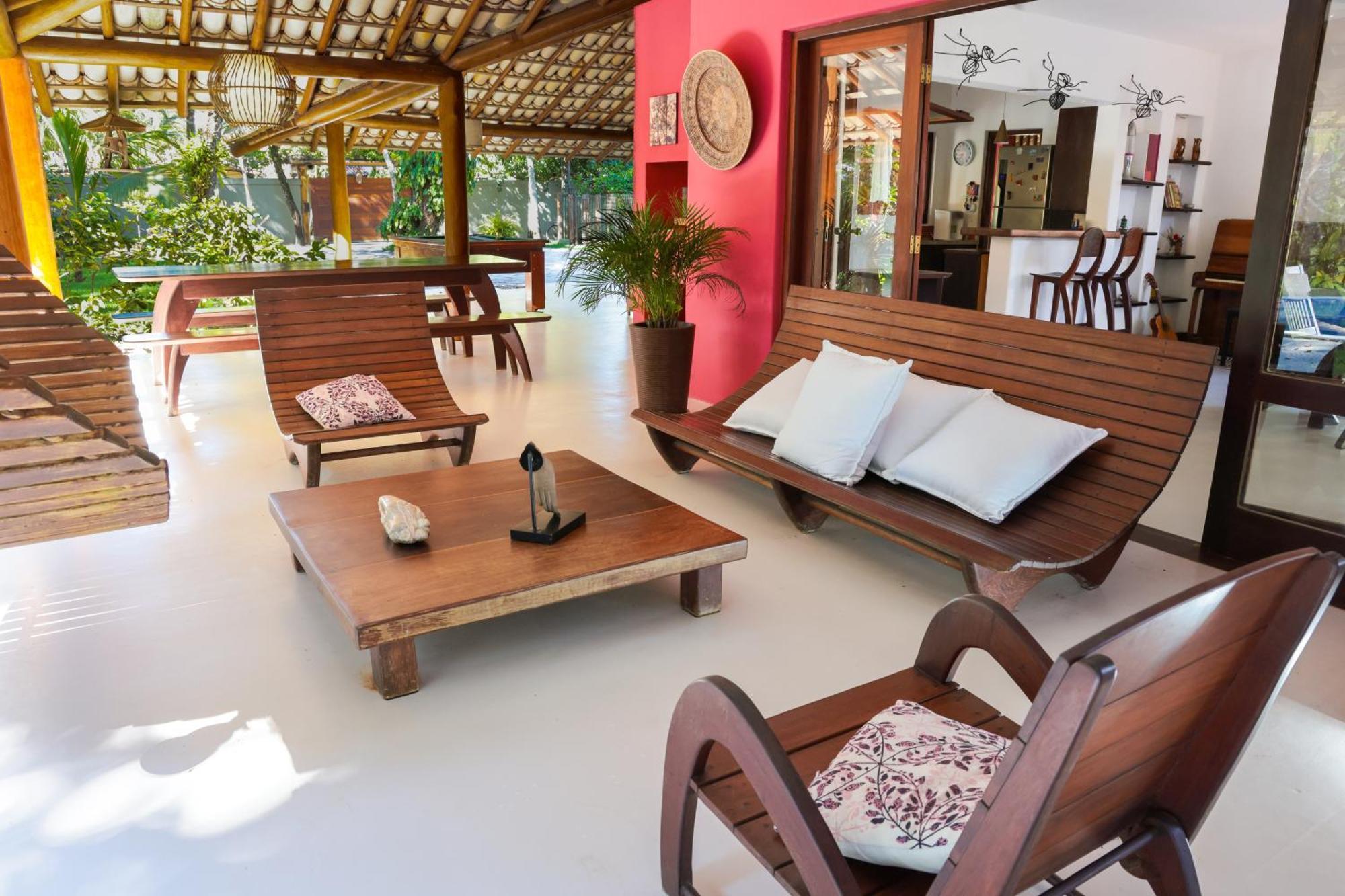 Casa Rosa Coqueiros Villa Porto Seguro Buitenkant foto