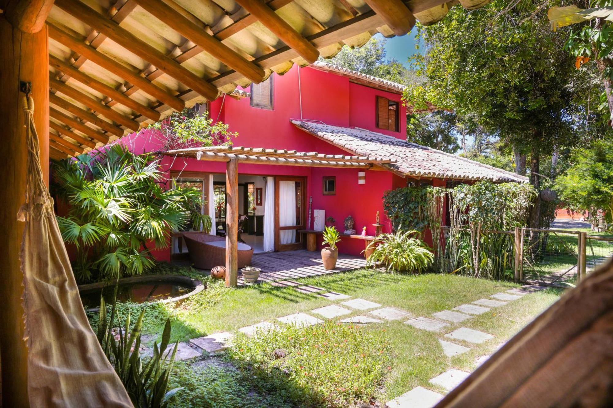 Casa Rosa Coqueiros Villa Porto Seguro Buitenkant foto