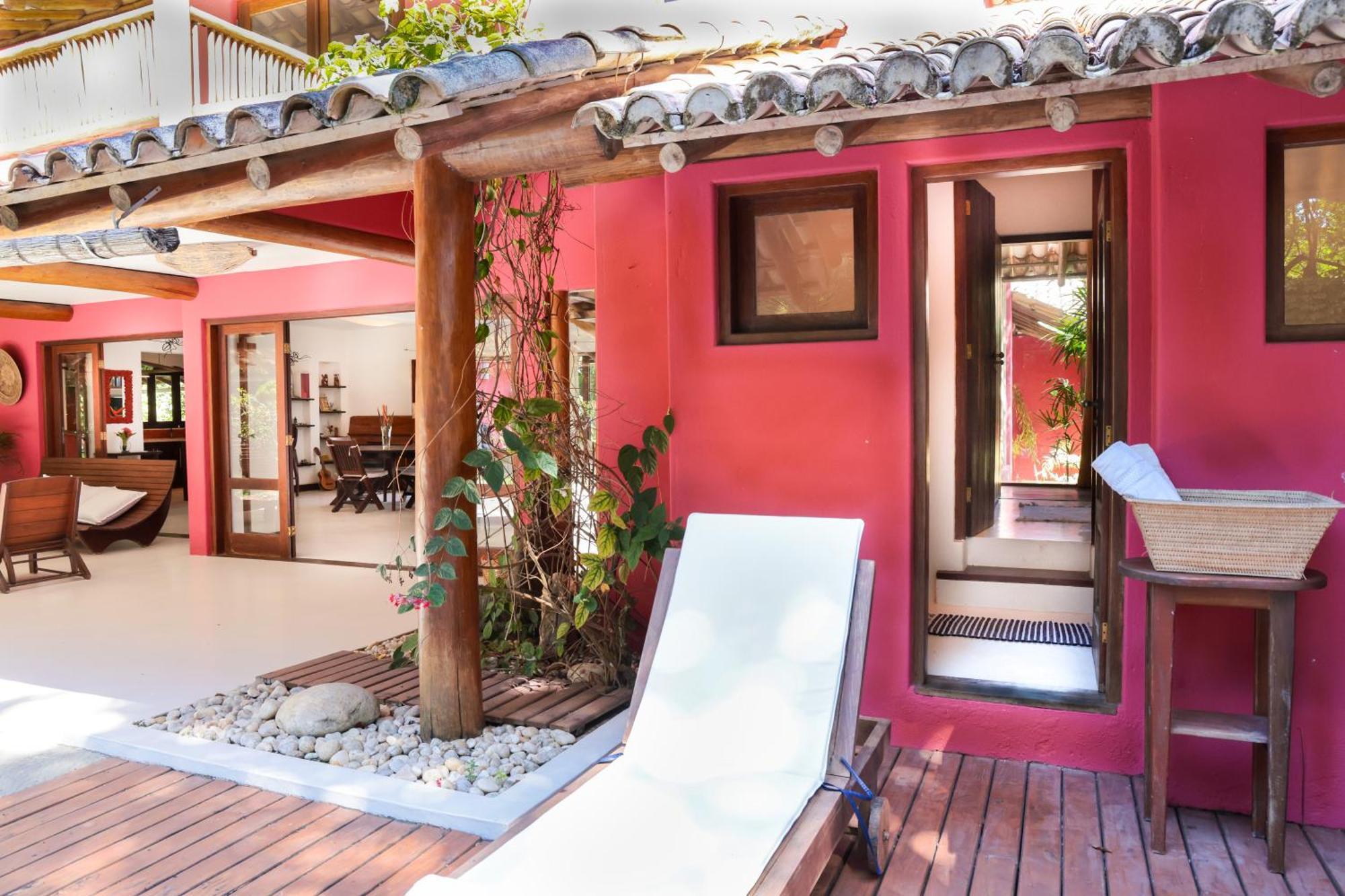 Casa Rosa Coqueiros Villa Porto Seguro Buitenkant foto