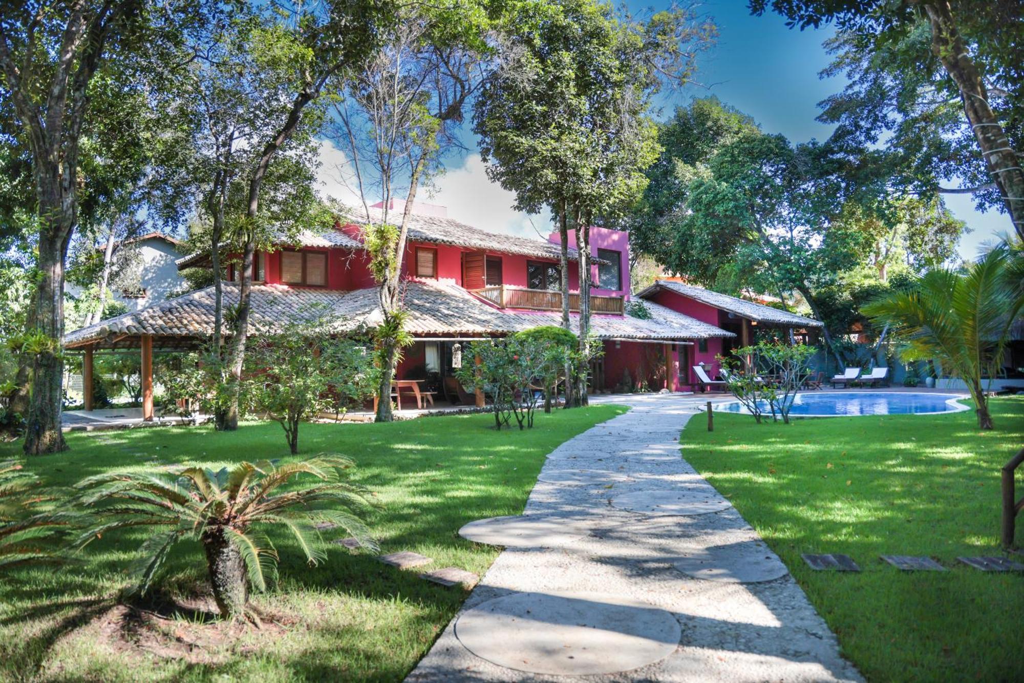 Casa Rosa Coqueiros Villa Porto Seguro Buitenkant foto