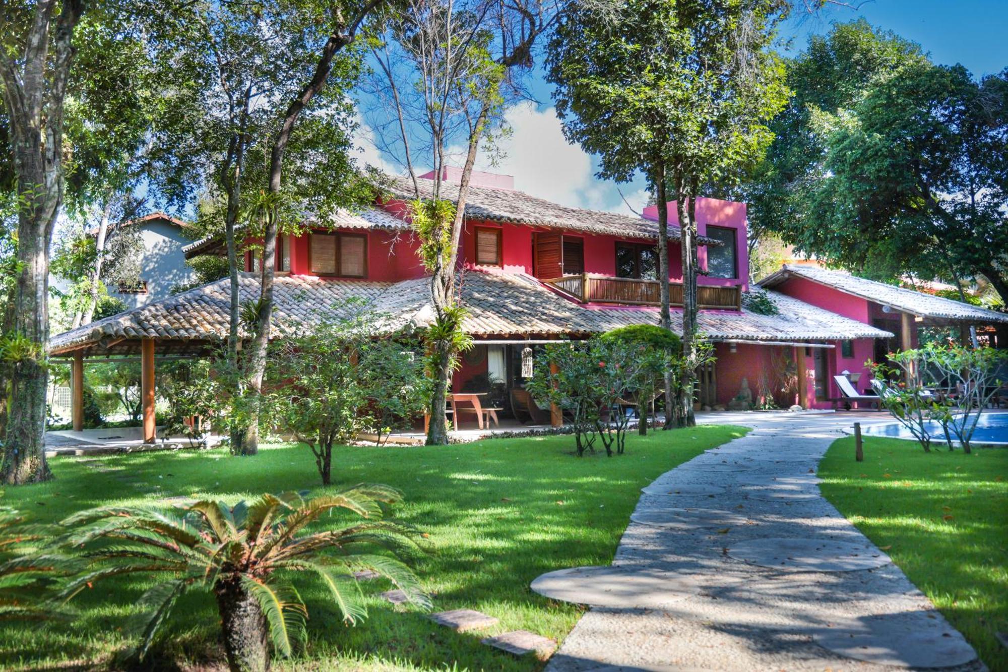 Casa Rosa Coqueiros Villa Porto Seguro Buitenkant foto